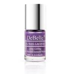 Buy DeBelle Gel Nail Lacquer Hello Hannaah (Light Purple with Gold Micro Shimmer) - (6 ml) - Purplle