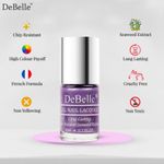 Buy DeBelle Gel Nail Lacquer Hello Hannaah (Light Purple with Gold Micro Shimmer) - (6 ml) - Purplle