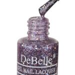 Buy DeBelle Gel Nail Lacquer Tatiana Tassles (Clear Light Purple with Chunky Glitter ) - (6 ml) - Purplle