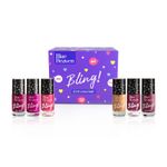 Buy Blue Heaven Bling Nail Paint Hot Glam Edition,( 48 ml) - Purplle