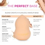 Buy Swiss Beauty Makeup Buddy Beauty Blender 01 Peach - Purplle