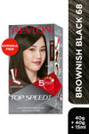 Buy Revlon Top Speed Hair Color-Women (New) Brownish Black 68 (Top Speed Hair Color-Women (New) - Purplle