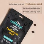 Buy mCaffeine Vitamin C, Hyaluronic Acid, Coconut Water Face Sheet Masks with Coffee | Reduces Dark Spots, Hydrates & Deeply Moisturizes - Pack of 3 | 94g - Purplle