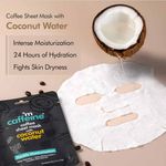 Buy mCaffeine Vitamin C, Hyaluronic Acid, Coconut Water Face Sheet Masks with Coffee | Reduces Dark Spots, Hydrates & Deeply Moisturizes - Pack of 3 | 94g - Purplle