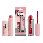 Buy SUGAR POP Matte Lipcolour - 03 Peony + Nourishing Lip Balm - 03 Vanilla Lip Kit 4.5gms + 1.6ml - Purplle