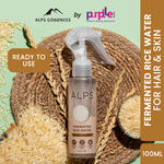Buy Alps Goodness Fermented Rice Water (100ml) |Rice Water for Hair and Face | Replenishes Keratin | For Brighter Skin I Clear Glass Skin - Purplle