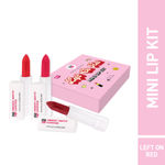 Buy Myglamm Popxo Makeup - Mini Lip Kit-Left On Red-7.5 g - Purplle