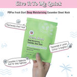 Buy Myglamm Popxo Fresh Start Deep Moisturising Cucumber Sheet Mask-25 ml - Purplle