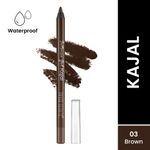 Buy Swiss Beauty Intense Gel Kajal Brown - 1.2 gm - Purplle