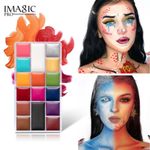 Buy Imagic Professional Cosmetic Abstract Geometric Face-Body Painting Palette 108Gm Bd-505 - Purplle