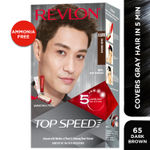 Buy Revlon Top Speed Hair Color Man-Dark Brown 65M - Purplle