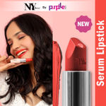 Buy NY Bae Runway Serum Lipstick - Fire Freeze 09 (4.2 gm) | Coral | Highly Pi gmented | Vitamin E & Fruit Oils | Lightweight | Non-Drying - Purplle
