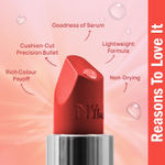 Buy NY Bae Runway Serum Lipstick - Fire Freeze 09 (4.2 gm) | Coral | Highly Pi gmented | Vitamin E & Fruit Oils | Lightweight | Non-Drying - Purplle