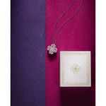 Buy Jewels Galaxy Red Silver-Toned Platinum-Plated CZ Stone-Studded Pendant with Chain SMNJG-PS-2040 - Purplle