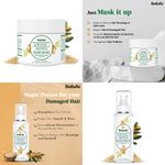 Buy Indalo Quinoa Protein Hair Serum and Mask with Keratin & Argan Oil for Soft, Smooth and Shiny Hair | Reduce Hair Breakage | Curly and Damaged Hair Repair kit | Paraben-Free, Sulphate-Free & Silicone-Free - Purplle