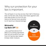 Buy Minimalist SPF 30 Lip Balm with Ceramides & HA for lip protection & nourishment - Purplle