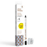 Buy Just Herbs Naynam Day-Long Kohl Kajal With Organic Jojoba Oil & Vitamin E- Deep Black 1.2 gm - Purplle