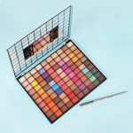 Buy Swiss Beauty Makeup Pro Eyeshadow Palette with Free Eyeshadow Brush - Combo - 110GM - Purplle