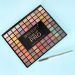 Buy Swiss Beauty Makeup Pro Eyeshadow Palette with Free Eyeshadow Brush - Combo - 110GM - Purplle