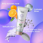 Buy Kaya Salicylic Acid & Vit-C Face Scrub 75ml | Infused With Silver & Volcanic Clay | Vitamic C | For Oily & Acne Prone Skin - Purplle