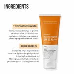 Buy DERMATOUCH Matte Touch Sunscreen SPF 50 PA +++ with Titanium Dioxide & BlueShield | Sweat & Water Resistance | UVA & UVB Protection | Blue Light Protection | For Men & Women - 50 gm - Purplle