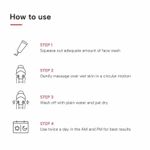 Buy DERMATOUCH Bright & Even Tone Face Wash with Niacinamide, Vitamin E and Kojic Acid | Reduce blemishes , dark sport and balance skin tone - 70 gms - Purplle
