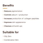 Buy DERMATOUCH Bye Bye Pigmentation Face Wash || Pigmentation Face Wash for Women/Men with Niacinamide, Kojic Acid, & Glutathione a€“ 70G - Purplle