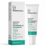 Buy DERMATOUCH Salicylic Acid 2% Niacinamide 6% Anti-Acne Oil-Free Gel For Active Acne, Oil Balancing, Pore tightening - 30 gms - Purplle