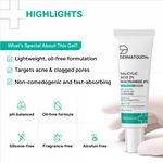 Buy DERMATOUCH Salicylic Acid 2% Niacinamide 6% Anti-Acne Oil-Free Gel For Active Acne, Oil Balancing, Pore tightening - 30 gms - Purplle