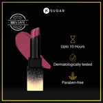 Buy SUGAR Cosmetics - Nothing Else Matter - Longwear Matte Lipstick - 33 Mauve On (Deep Mauve Pink) - 3.2 gms - Water-Resistant, Premium Matte Lipstick, Paraben Free - Purplle