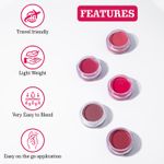 Buy Aravi Organic Lip and Cheek Tint - With Goodness of Vitamin E & Candelila Wax - Nourishes & Hydrates Dry Chapped Lips, Blush & Eyeshadow Fo All Skin Types - 8 gm (Peony Peach) - Purplle