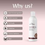 Buy Aravi Organic 100% Pure Cold Pressed Castor Oil | Promotes Healthy Hair Growth & Skin Hydration | Deep Nourishment for Hair & Skin – 200 ml - Purplle