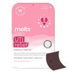 Buy Wellbeing Nutrition Melts UTI Relief Plant Based Urinary Tract Support to Relieves Pain & Discomfort 30 oral strips - Purplle