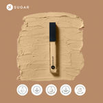 Buy SUGAR Cosmetics Magic Wand Full Coverage Concealer | Matte | Waterproof |For All Skin Types | Lasts Upto 8 Hrs | 8.4gm - 12 Con Leche (Light Full Coverage Concealer With Golden Undertone) - Purplle