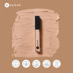 Buy SUGAR Cosmetics Magic Wand Full Coverage Concealer | Matte | Waterproof |For All Skin Types | Lasts Upto 8 Hrs | 8.4 gm - 15 Cappuccino(Light Full Coverage Concealer With Cool Undertone) - Purplle