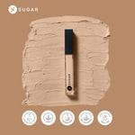 Buy SUGAR Cosmetics Magic Wand Full Coverage Concealer | Matte | Waterproof |For All Skin Types | Lasts Upto 8 Hrs | 8.4gm - 30 Chococcino (Medium Full Coverage Concealer With Warm Undertone) - Purplle
