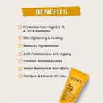 Buy Oshea Herbals UVSHIELD 9 In 1 Sun Block Cream SPF-70 PA+++ - 60 gm - Purplle