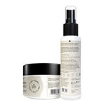 Buy Arata Ultimate Hair Set With Sea Salt Thickening Hair Spray (50 ML) & Hair Clay Wax (50 GM) | Pre-styler For Instantly Thicker, Full-Bodied Hair | Style For A Matte Finish With Maximum Control - Purplle