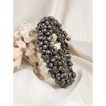 Buy Moedbuille Ghungroo Studded Antique Tribal Design Oxidised Silver Plated Handcrafted Bracelet , 60 Grams - MBBR00145 - Purplle