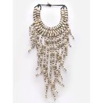 Buy Moedbuille Cowri Shell Studded Tasselled Bohemian Design Handcrafted Tribal Necklace , 100 Grams - MBNC00766 - Purplle