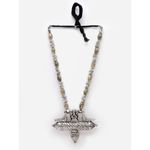Buy Moedbuille Handcrafted Tribal Temple Design Oxidised Silver Plated Antique Necklace , 100 Grams - MBNC00772 - Purplle
