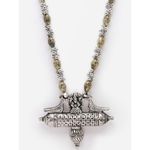 Buy Moedbuille Handcrafted Tribal Temple Design Oxidised Silver Plated Antique Necklace , 100 Grams - MBNC00772 - Purplle