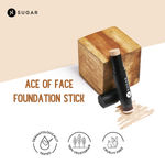 Buy SUGAR Cosmetics - Ace Of Face - Foundation Stick - 07 Vanilla Latte (Fair Foundation with Golden Undertone) - Waterproof, Full Coverage Foundation for Women with Inbuilt Brush - Purplle
