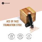 Buy SUGAR Cosmetics Ace Of Face Foundation Stick with In-Built Brush | Lasts 24hrs | Full Coverage Foundation for Women | 12 gm - 15 Cappuccino - Purplle