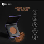 Buy SUGAR Cosmetics - Contour De Force - Mini Bronzer - 02 Woody Wonder (Warm Brown Bronzer) - Lightweight, Contour Bronzer with Matte Finish - Purplle