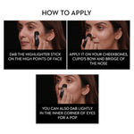 Buy SUGAR Cosmetics Face Fwd Highlighter Stick | Longlasting & Lightweight | Illuminator - 01 Champagne Champion - Purplle