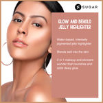 Buy SUGAR Cosmetics - Glow And Behold - Jelly Highlighter - 03 Bronze Bellwether (Bronze Liquid Highlighter) - Long Lasting Highlighter for Natural Glow - Paraben-Free - Purplle