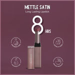 Buy SUGAR Cosmetics - Mettle - Satin Lipstick - 02 Elizabeth (Rosy Cheeks Pink) - 2.2 gms - Waterproof, Longlasting Lipstick for a Silky and Creamy Finish, Lasts Up to 8 hours - Purplle