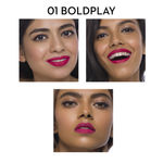 Buy SUGAR Cosmetics - Matte Attack - Transferproof Lipstick - 01 Bold Play (Cardinal Pink) - 2 gms - Transferproof Lipstick Matte Finish, Lasts Up to 8 hours - Purplle