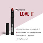 Buy SUGAR Cosmetics Matte Attack Lipstick for Women | Transferproof & Smudgeproof | Lasts upto 12hrs | Enriched With Jojoba Oil | 2 gm - Red Zeppelin - Purplle